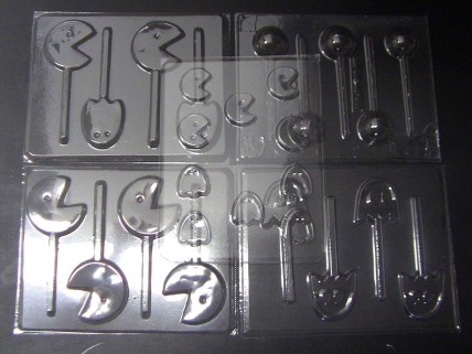 Video Game Man Set of 5 Chocolate Candy Molds